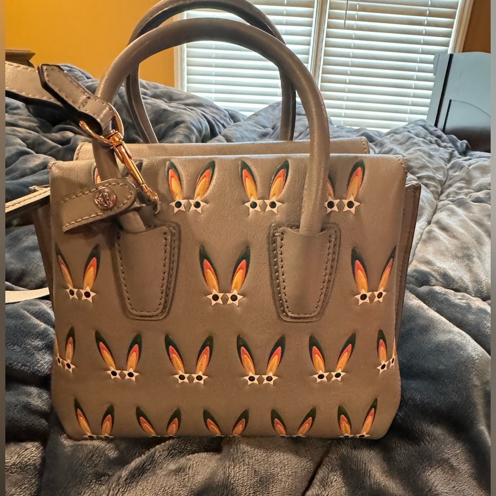 Authentic MCM Milla Star Eyed Bunny Motif Tote